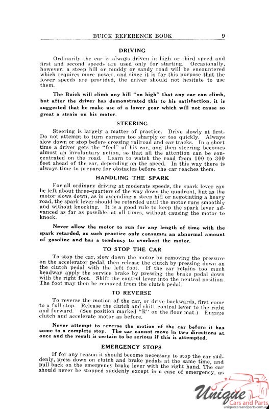 1918 Buick Reference Book Page 53